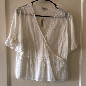 Madewell wrap top